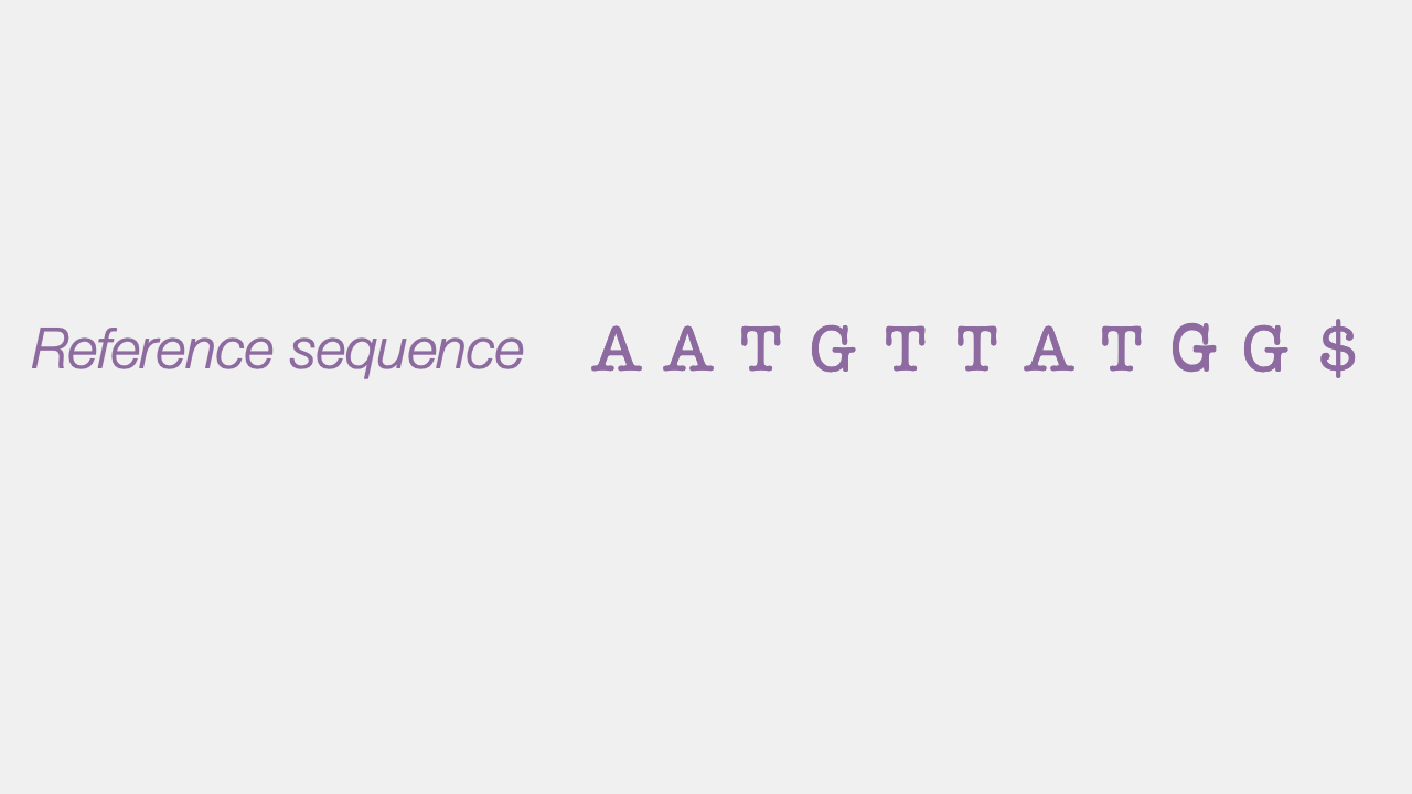 Reference sequence and its BWT /library/burrows-wheeler-transform/12_RefSeq_and_BWT.gif